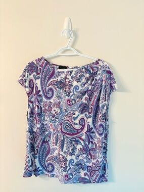 TALBOTS Paisley Blouse